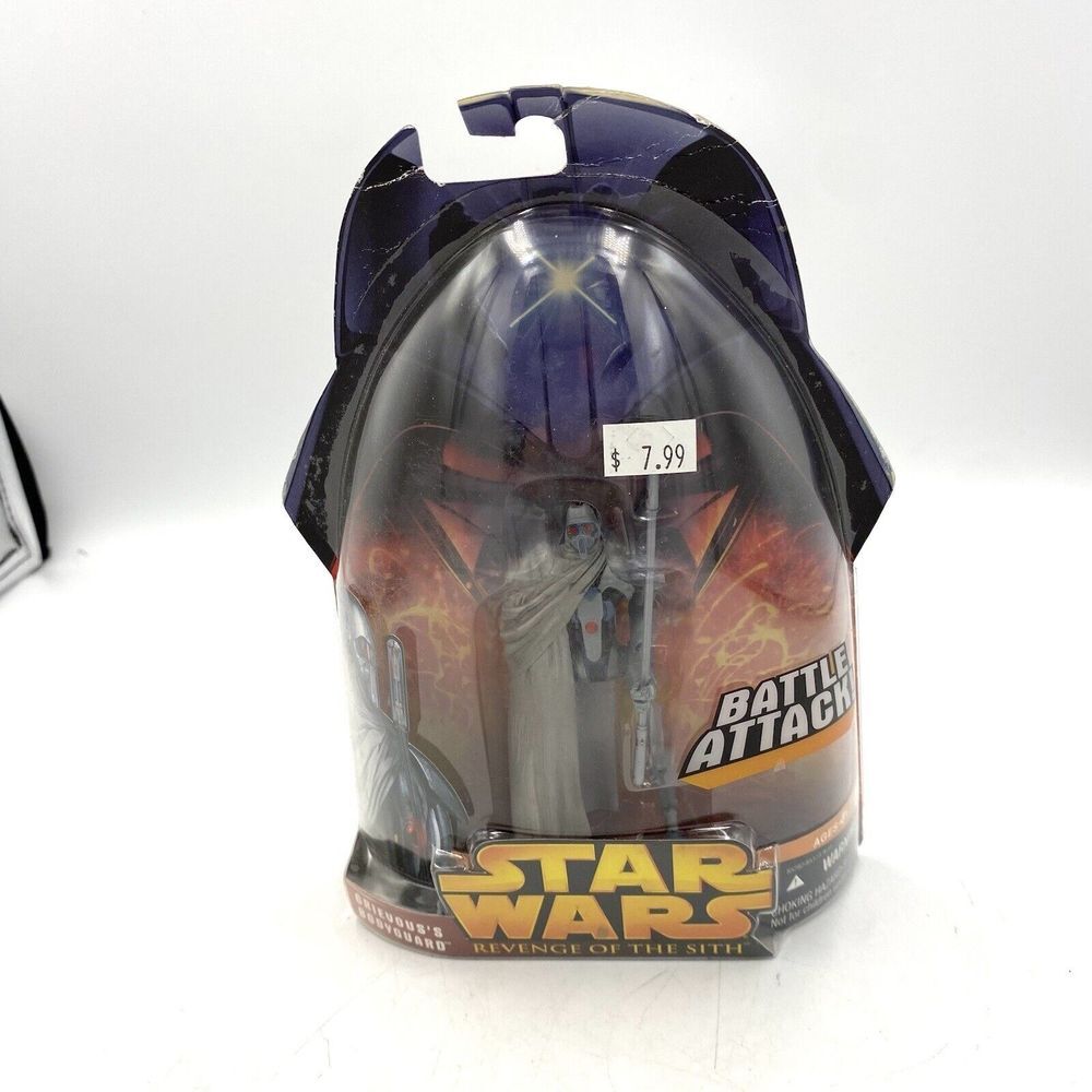 Hasbro Star Wars Revenge of the Sith Grievous Bodyguard‎ 8 Battle Attack Action